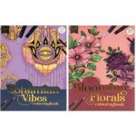 Antistresová omalovánka BLOOMING FLORALS 20 stran – Sleviste.cz