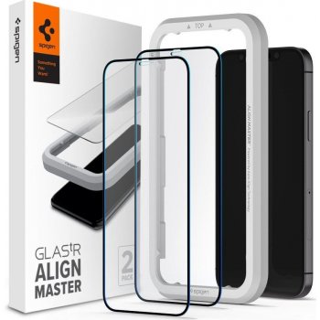 Spigen tR Align Master Black 2 Pack iPhone 13/13 Pro AGL03387