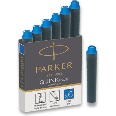 Parker 1502/0150409 inkoustové mini bombičky modré 6 ks – Hledejceny.cz