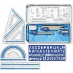 STAEDTLER Rýsovací sada kružítko pravítka pryž ořezávátko 557 10 – Sleviste.cz