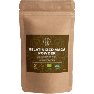 BrainMax Pure Maca želatinizovaná BIO prášek 150 g – Hledejceny.cz