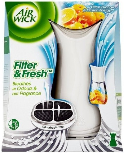 Air Wick Filter & Fresh komplet citrus a ocean Energy 19 ml od 293 Kč -  Heureka.cz