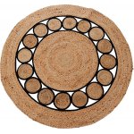 H&S Decoration Jute hnědá černá – Zbozi.Blesk.cz