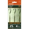 Rybářské lanko Life Orange návazce Carp Hair Rigs S2 25 lbs vel.4 3ks