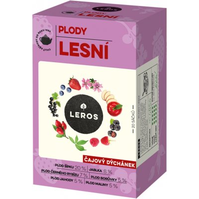 Leros Čajový Dýchánek bylinný čaj Plody lesní 20 x 2,2 g – Hledejceny.cz