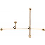 !!!House Doctor Mosazný nástěnný věšák Prea – Zboží Mobilmania