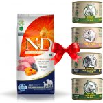 N&D Pumpkin Dog Adult Medium & Maxi Grain Free Lamb & Blueberry 12 kg – Hledejceny.cz