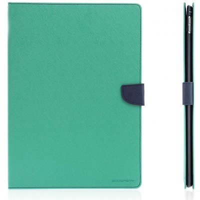 Pouzdro MERCURY Fancy Diary pro Apple iPad Pro 12,9 - stojánek a prostor na doklady - tyrkysové / modré