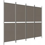 vidaXL Paraván 350232 šedý 200 x 200 cm – Zbozi.Blesk.cz