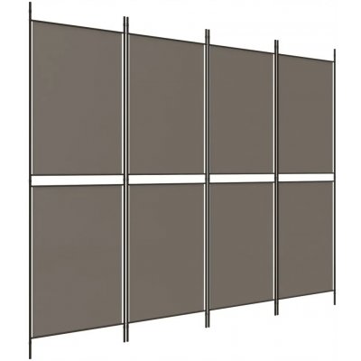 vidaXL Paraván 350232 šedý 200 x 200 cm – Zbozi.Blesk.cz