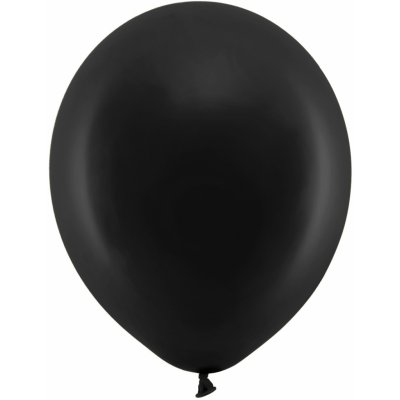 Balónek pastelový ČERNÝ 30 cm – Zboží Dáma
