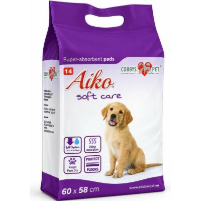 Cobby`s Pet Aiko Soft Care pleny pro psy 60 x 58 cm 14 ks – Hledejceny.cz