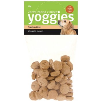 Yoggies Bezlepkové piškoty s kuřecím masem 80 g