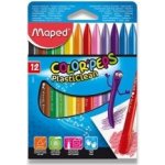 Maped Plastové pastely ColorPeps Plasticlean 12 barev – Sleviste.cz