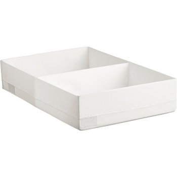 IKEA Stuk Box s přihrádkami 34x51x10 cm bílý