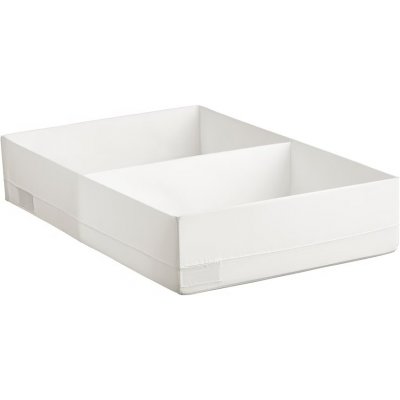 IKEA Stuk Box s přihrádkami 34x51x10 cm bílý