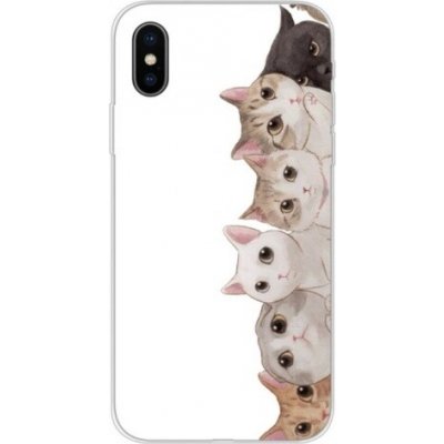Appleking Pouzdro Ochranné iPhone XS Max - zvědavá kočičí smečka – Hledejceny.cz