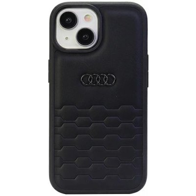 Audi GT Synthetic Leather iPhone 15 Plus black hardcase