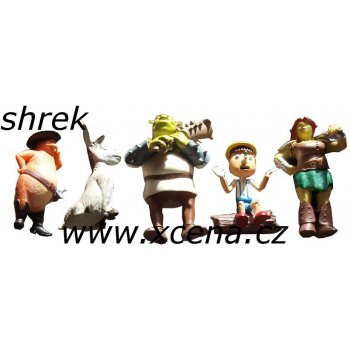 xcena Sada Shrek Fiona oslík Pinochio