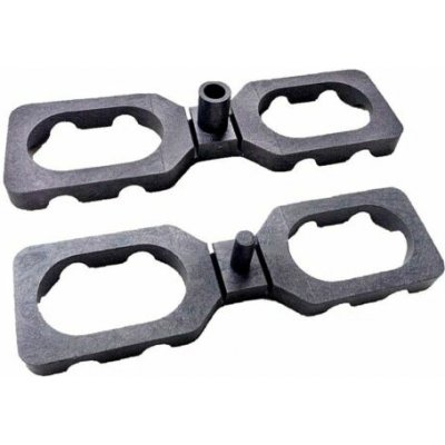 Distanční podložky pod terasová prkna 4/7 mm PREMIUM Šířka spáry: 4,0 mm, Balení: 50 ks – Hledejceny.cz