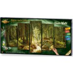 Malování podle čísel Les Unser Wald Polyptych – Sleviste.cz