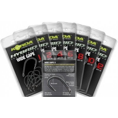 Korda s protihrotem Wide Gape vel.8 10ks