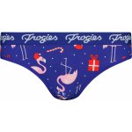 Frogies Dámske kalhotky Flamingo Christmas modrá | růžová – Zboží Dáma