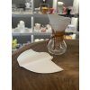 Filtry do kávovarů kawio Papírové filtry na překapávač typu chemex kulaté, 40 ks