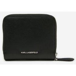 KARL LAGERFELD Ikonik Černá dámská kožená peněženka