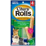 Churu Rolls Chicken wraps & Tuna cream 4 x 10 g – Zboží Mobilmania