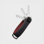 Klíčenka z matné kůže Orbitkey 2.0 Matte Leather Ember – Sleviste.cz