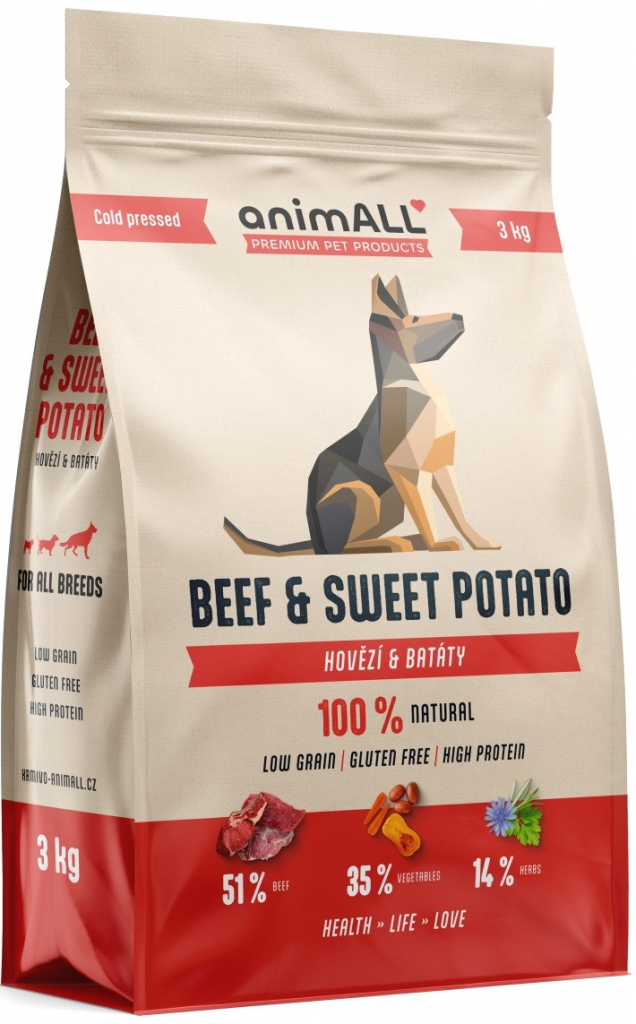 animALL Hovězí & Batáty 3 kg