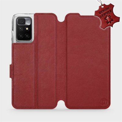 Pouzdro Mobiwear Flip Xiaomi Redmi 10 - Tmavě červené - L_DRS Dark Red Leather – Zbozi.Blesk.cz