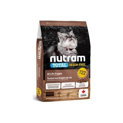 Nutram T22 Total Grain Free Turkey Chicken & Duck Cat 5,4 kg