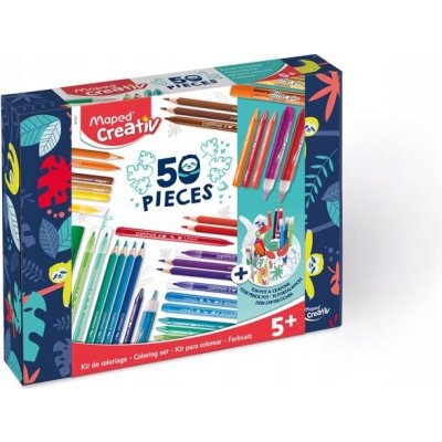 MAPED CREATIV UMĚLECKÁ SADA MALBA 50 ELEMENT – Hledejceny.cz