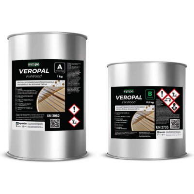 Synpo Veropal Fixwood epoxidová pryskyřice 1,5 kg – Hledejceny.cz
