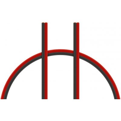 Kavan Kabel dvoulinka 2x0,35 mm2 modro/červená PVC – Hledejceny.cz