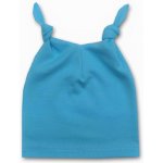 Kojenecká bavlněná čepička s uzlíky tyrkys – Zboží Dáma