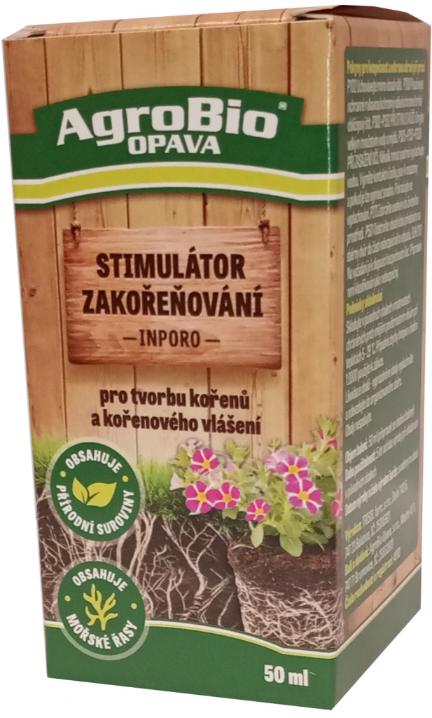 AgroBio Stimulátor zakořeňování Inporo pro tvorbu kořenů 50 ml