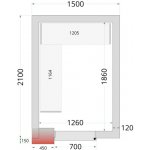 TEFCOLD CR 150x210x220 mrazící místnost – Zboží Mobilmania