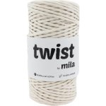 Šňůra TWIST MILA 3mm/100m - Ecru/Přírodní – Zboží Mobilmania