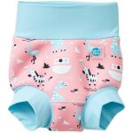 Splash About Nové Plavky Happy Nappy Zvířátka růžová – Zboží Dáma