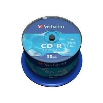 Verbatim CD-R 700MB 52x, AZO, spindle, 50ks (43351)