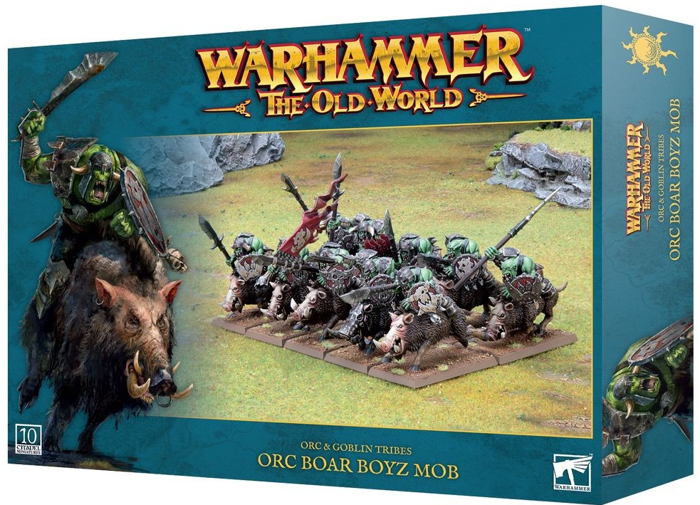 GW Warhammer The Old World Orc & Goblin Tribes Orc Boar Boyz