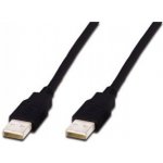 Digitus AK-300100-010-S USB A/samec na A/samec, Měď, 1m, černý – Hledejceny.cz