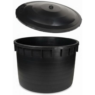Benco Sud na dešťovou vodu černý 500 l s víkem – HobbyKompas.cz