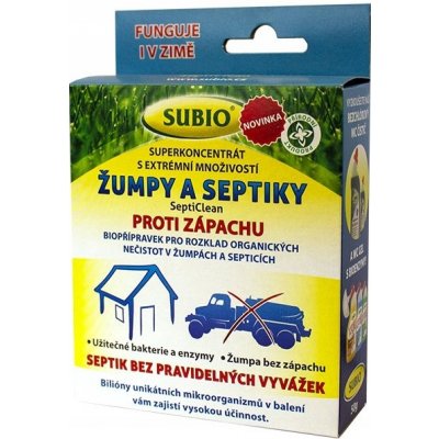 Subio SeptiClean | Bakterie do žumpy a septiku – Hledejceny.cz