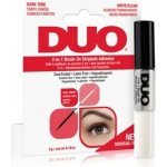 Duo 2in1 Set Adhesive Latex & Formaldehyd Free šetrné lepidlo na umělé řasy hypoalergenní černé a čiré průhledné 5 g – Zbozi.Blesk.cz