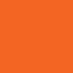 Duha barvy na textil Oranžová