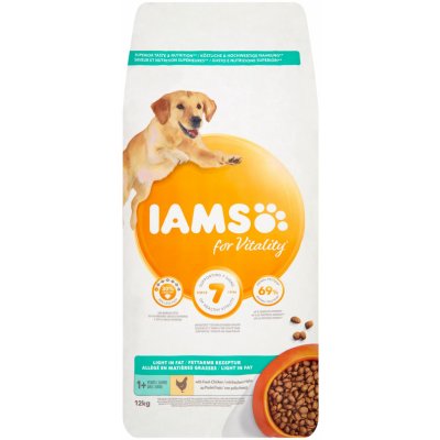 Iams ProActive Health Adult Light in Fat for Sterilsed/Overweight dogs Chicken 12 kg